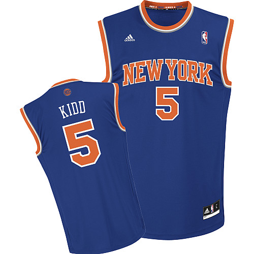  NBA New York Knicks 5 Jason Kidd New Revolution 30 Road Blue New Season Jersey